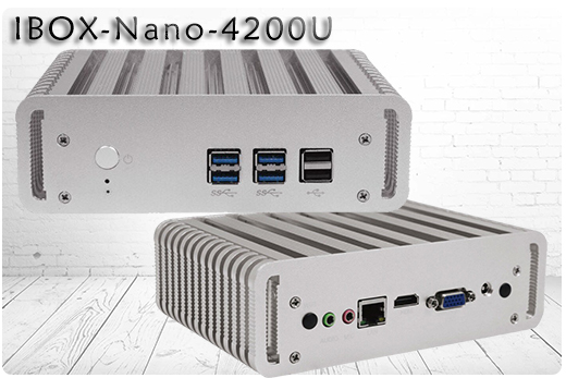 Komputer Przemysowy Fanless MiniPC IBOX-Nano-4200U