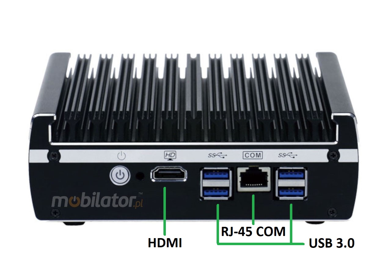   IBOX N133 v.16, zcza przd HDD DDR4 WIFI BLUETOOTH, przemysowy, may, szybki, niezawodny, fanless, industrial, small, LAN, INTEL i3