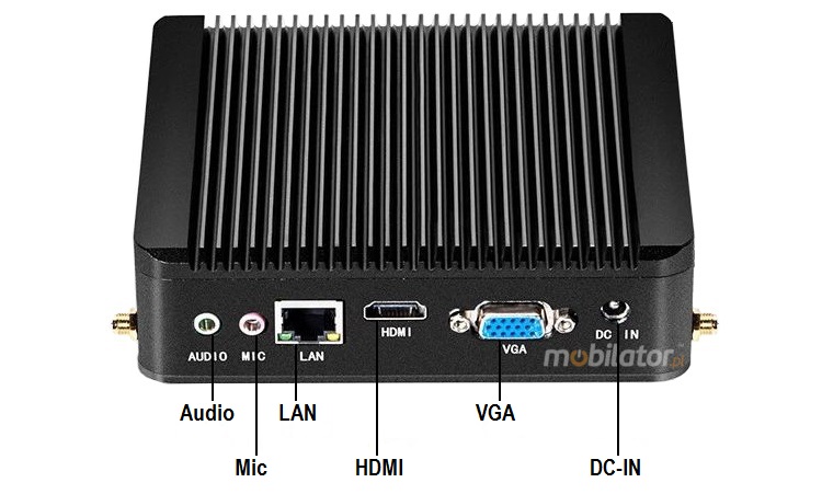 MiniPC yBOX-X30 Lekki May Komputer Zcza Audio Mic LAN HDMI VGA DCIN  mobilator pl
