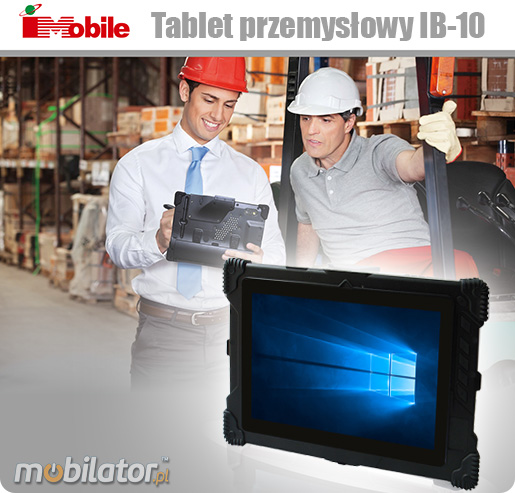tablet-przemyslowy-ip65-imobile-IB-10-logistyka-hala-budownictwo new ib10 mobilator intel