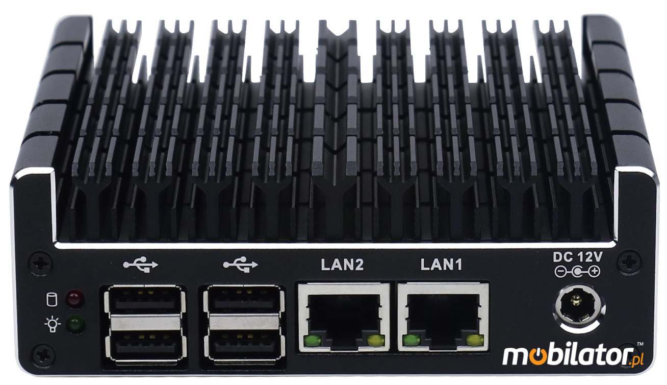 IBOX-NUC-C3L2 - Komputer przemysowy z wzmocnion obudow (2x LAN + USB 3.0)