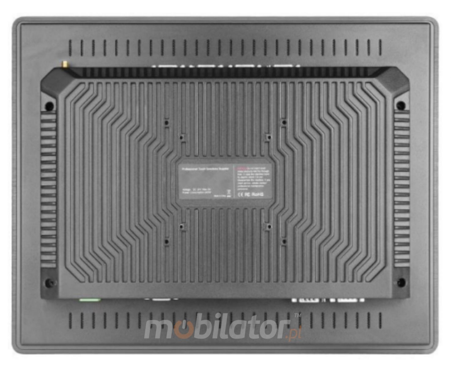 BIBOX-156PC2 wytrzymay komputer panelowy widok od tyu