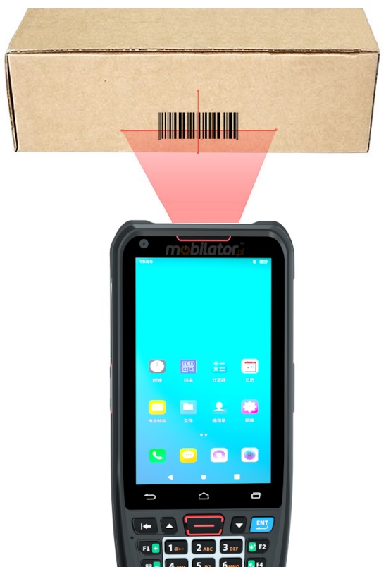 MobiPad A400N v.3 - Przemysowy terminal danych z NFC, Bluetooth, GPS, czterordzeniowym procesorem oraz skanerem kodw 1D