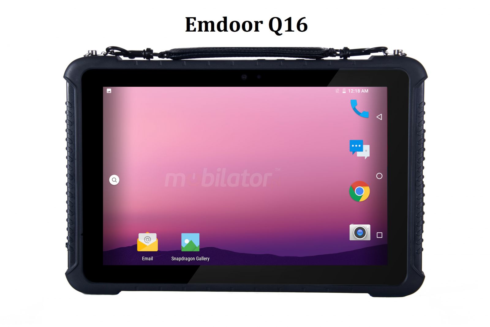Emdoor Q16 v.2 - wytrzymay dziesicio-calowy tablet z wydajnym procesorem, NFC oraz skanerem 1D i 4GB RAM pamici, 64GB ROM dysk