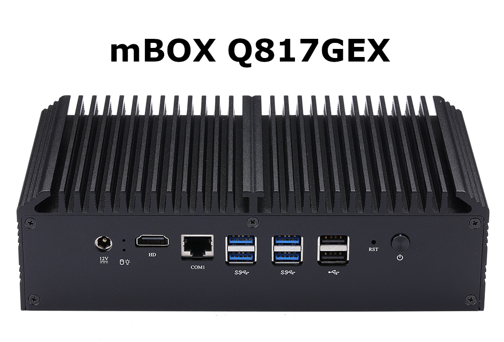 mBOX Q817GEX - Wydajny i wytrzymay minipc z procesorem Celeron