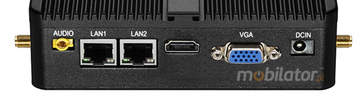 Wzmocniony mini Komputer Przemysowy Fanless MiniPC yBOX GX30 - 2995U v.5 zlacza lan mobilator szybki 2 lan rj45