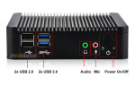 Odporny Komputer przemysowy bezwentylatorowy z 2-oma kartami sieciowymi LAN - MiniPC yBOX - X29 (2 LAN) - J1900 v.2 - zdjcie 4