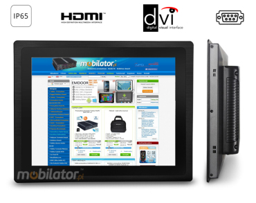 MoTouch 12.1 WIDE - Wytrzymay monitor przemysowy z pojemnociowym ekranem dotykowym i norm na panel przedni IP65