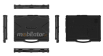 Emdoor X14 v.3 - Militarny 14 calowy laptop z moliwoci uywania jako tablet - SSD 1TB - zdjcie 4