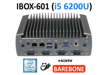 IBOX-601 (i5 6200U) Barebone - Odporny przemysowy mini komputer