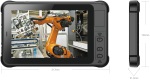  wzmocniony tablet przemysowy dla pracownikw terenowych przenony praktyczny  Emdoor Q75