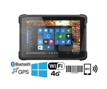 Emdoor I11H v.6 - Wstrzsoodporny dziesiciocalowy tablet z NFC, 4G i Windows 10 Home, czytnikiem kodw 1D MOTO, Bluetooth 4.2, 4GB RAM pamici oraz dyskiem 64GB