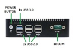 IBOX N3 v.8 - Wytrzymay miniPC z procesorem Intel Celeron, zczami 4x USB 2.0, 2x RJ-45 LAN, 2x USB 3.0, 1x RS232 i dyskiem 1TB HDD - zdjcie 6