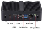 mBOX QC750 v.1 - Przemysowy wzmocniony MiniPC - procesor Intel Celeron Gemini Lake J4125 Quad Core, 4GB RAM i 128GB SSD - zdjcie 2