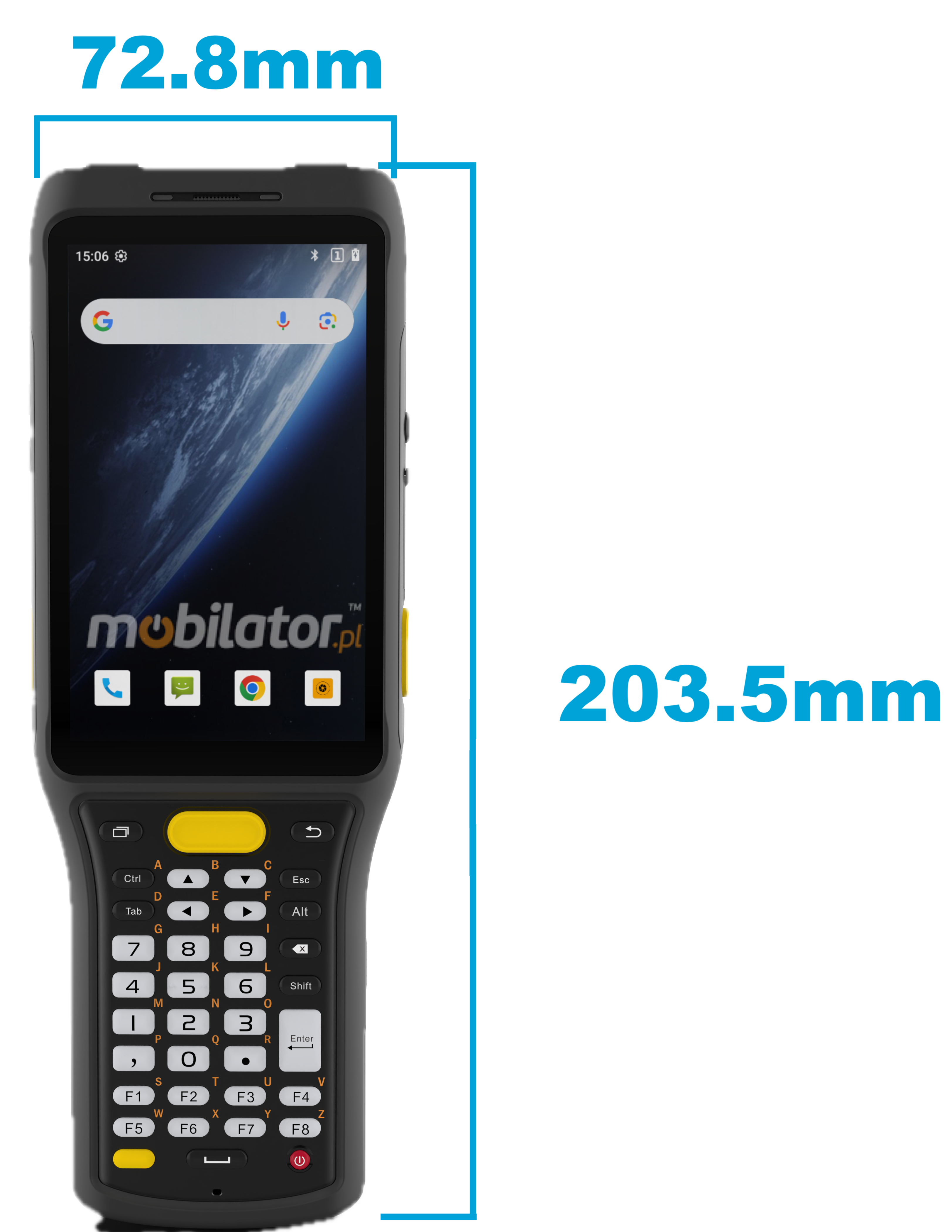 Militarny kolektor danych dla firmy Chainway wodoodporny i wstrząsoodporny