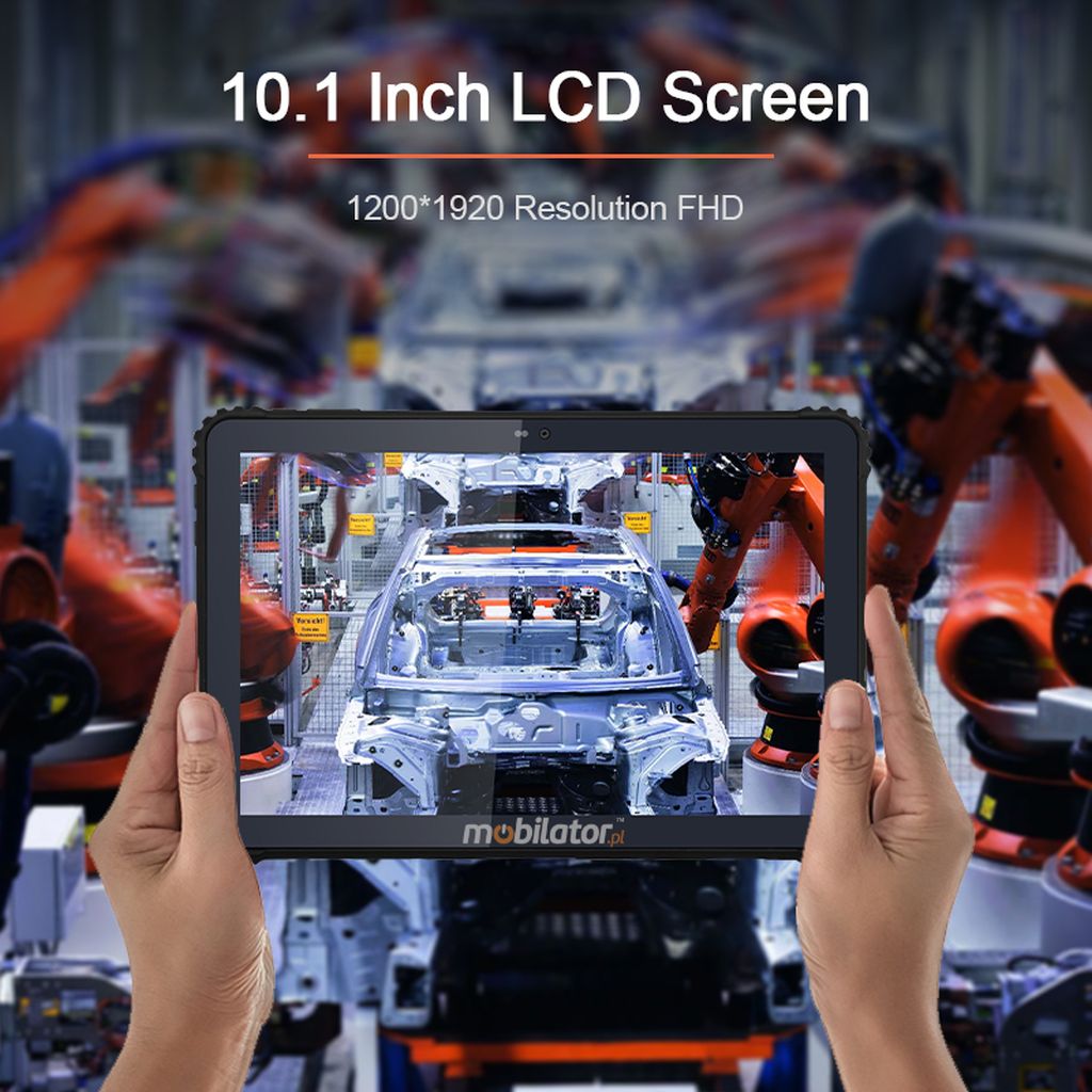 Tablet zabezpieczony przed upadkiem