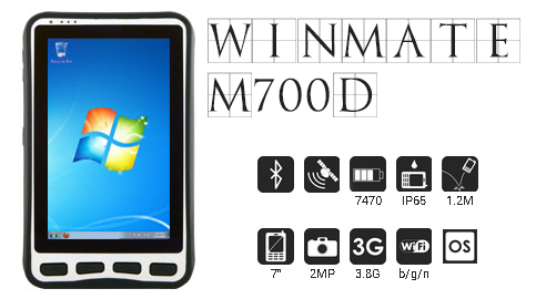 m700d winmate tablet przemysłowy windows 7 android