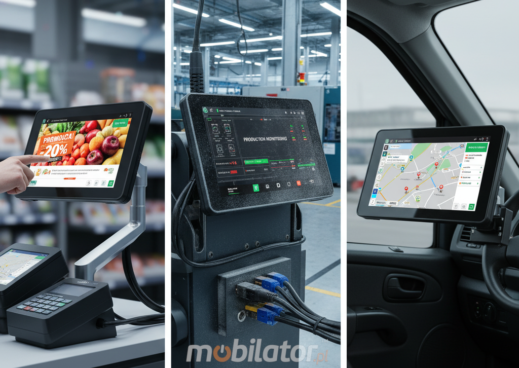 Wodoodporny wzmocniony przemysłowy operatorski Panel PC