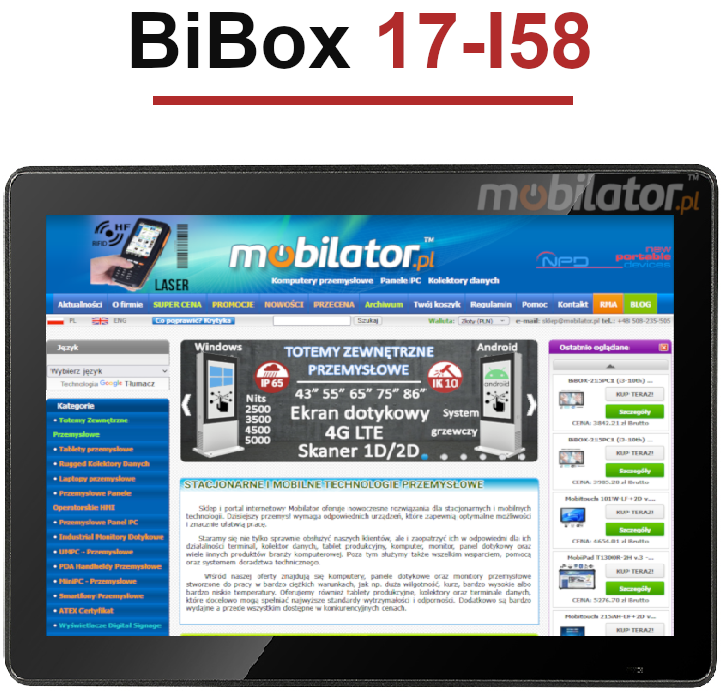 Wielofunkcyjny BiBox 17-I58 z certyfikatem IP65