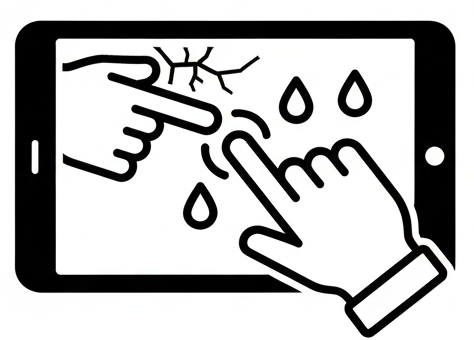 Tablet przemysłowy z ekranem dotykowym