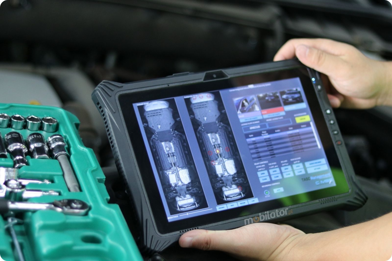 Mobipad 08DS-RTYF odporność na upadki do 1.2m wytrzymałość Standard MIL-STD 810