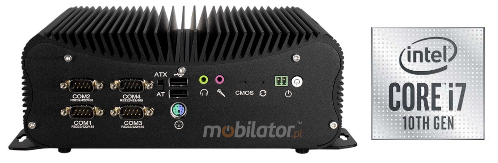 HyBOX 1012B-D4 wielofunkcyjny małych rozmiarów komputer przemysłowy z wydajnym procesorem Intel Core i7-10610U