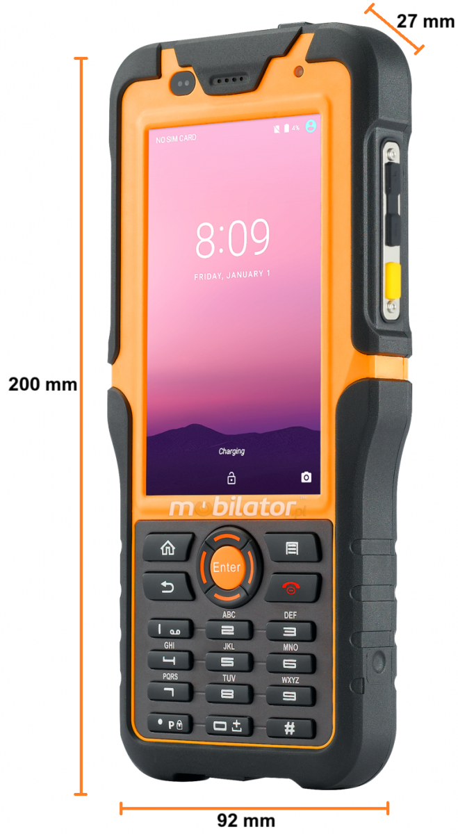 Militarny kolektor danych dla firmy MobiPad wodoodporny i wstrząsoodporny