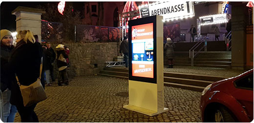 NoMobi Trex Hi43 cale totem zewnętrzny handel usługi