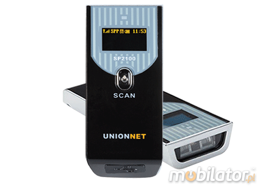 UnionNET SP-2100 1D Bluetooth SP2100 Skaner 1D Bezprzewodowy Bluetooth 2.1 Poręczny Kompatybilny Windows Android IOS mobilator.pl New Portable Devices Mobilne Skanery kodów kreskowych MINI wyświetlacz