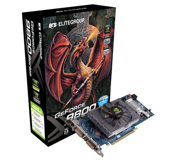 ECS Nvidia 9800GT 