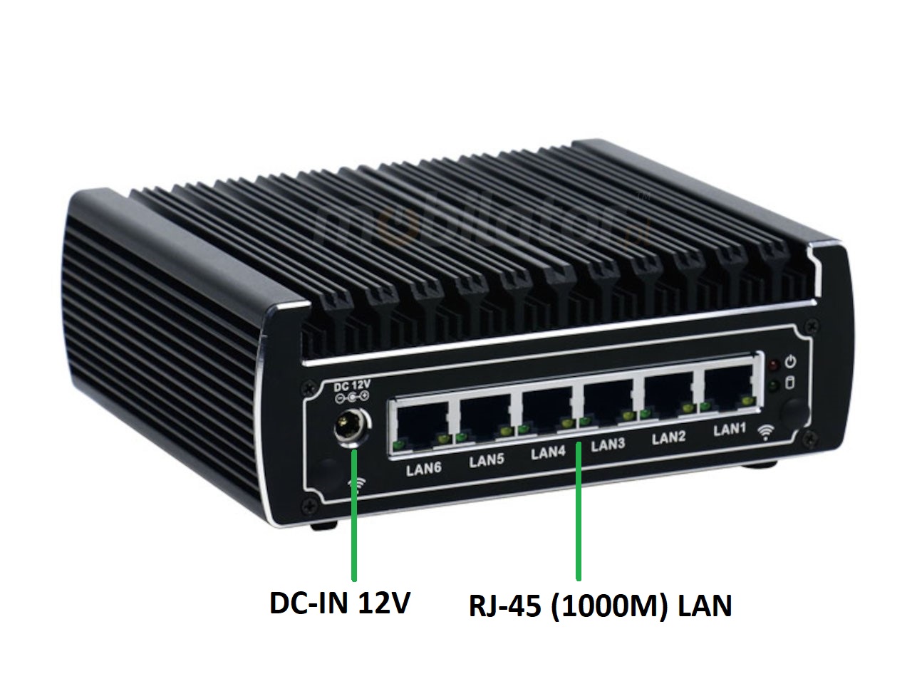   IBOX N133 porty - ty, may szybki niezawodny SSD intel wifi bluetooth fanless industrial small LAN i3