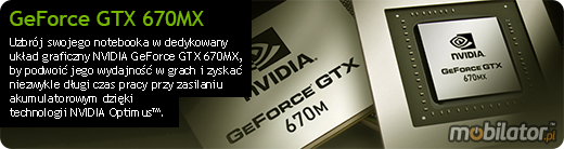Clevo P370EM nVidia GeForce GTX 670MX