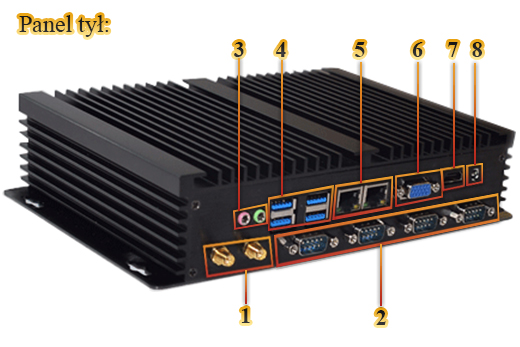 Przemysowy MiniPC mBOX-I37C4 BlueRay