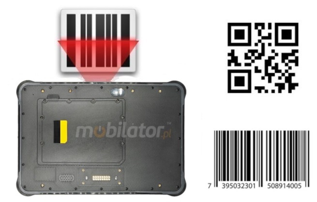 MobiPAD A311-R2 - Odporny na niskie i wysokie temperatury tablet przemysowy z High Precision GPS, UHF RFID (3-4m), i skanerem 2D Honeywell N4680, 10.1 cala, Android 12, 16GB RAM, 512GB ROM, IP65, GPS, NFC, Bluetooth 5.0, 1920x1200, 450 nits, czytnik linii papilarnych