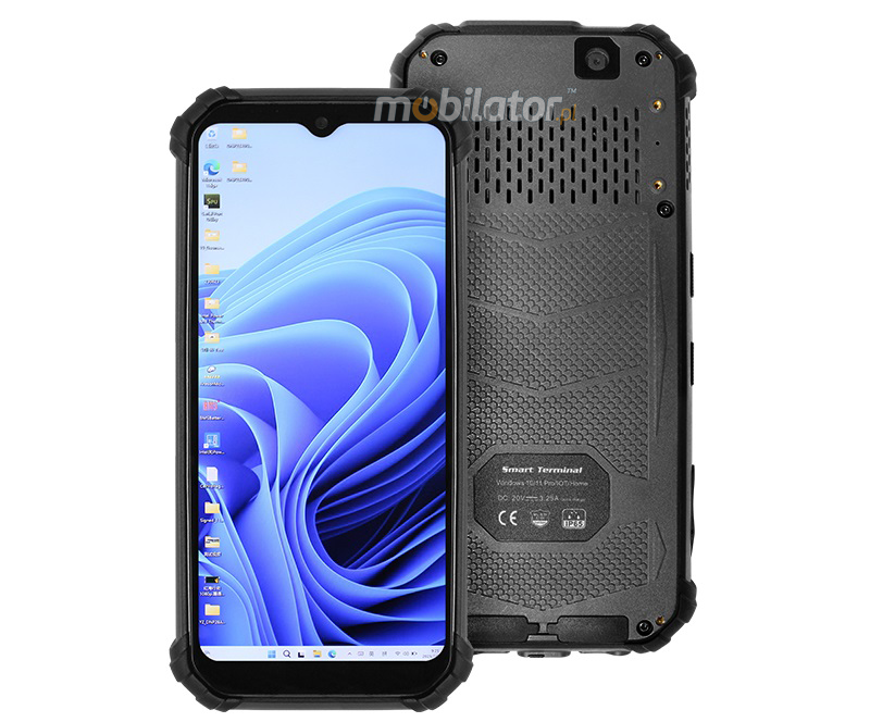 MobiPAD HS6 - Profesjonalny kolektor danych z Intel Celeron N100, 6.5 cala, Windows 11, 8GB RAM, 256GB ROM, GPS, NFC, Bluetooth 5.0, 4G LTE, 1600x720, 410 nits, odporny na niskie i wysokie temperatury, norma IP67