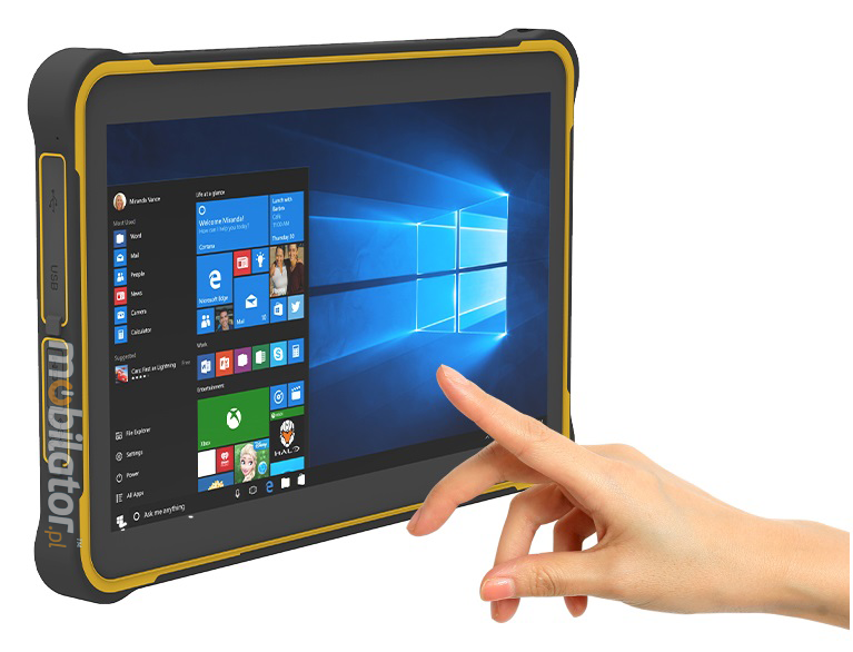 MobiPAD JST11 - Wytrzymay tablet przemysowy z ekranem 1920x1200, 10.1 cala, Intel N5100 4x2.8GHz, 4G, Windows 10, GPS, NFC, RJ45, USB 3.0, WiFi, Bluetooth, aparaty 5MPx/13MPx, UHF RFID (3-4m), IP65, odporny na skrajne temperatury