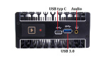 IBOX C4 v.1 - BAREBONE Wytrzymay miniPC z procesorem Intel Core i3, zczami 1x USB 3.0, 1x Audio, 1x c-Typ, 1xmini DP i RJ-45 LAN - zdjcie 1